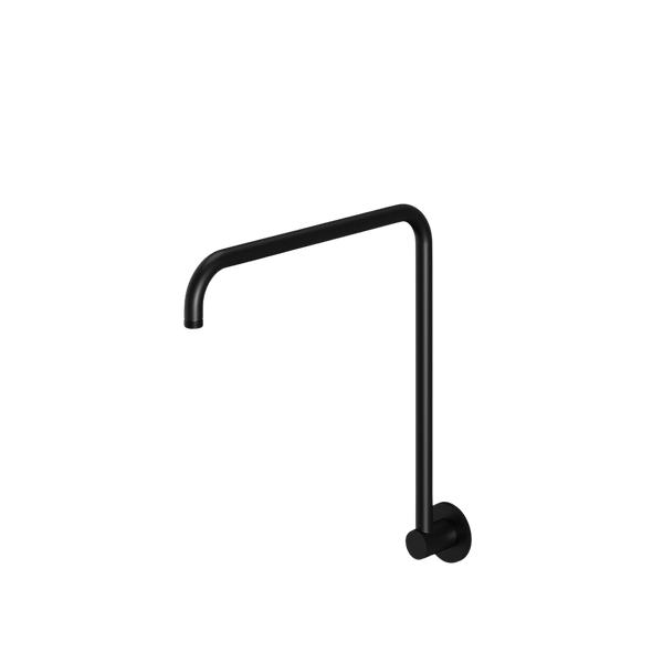 Meir High Rise Shower Arm Matte Black