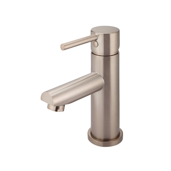 Meir Round Basin Mixer Champagne