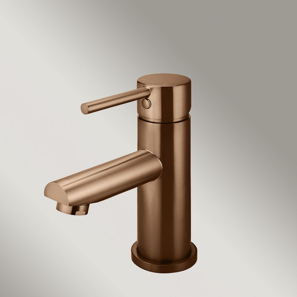 Meir Round Basin Mixer Lustre Bronze