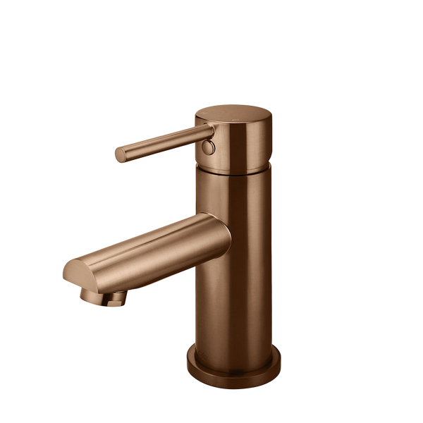 Meir Round Basin Mixer Lustre Bronze