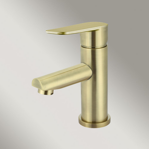 Meir Round Paddle Basin Mixer Tiger Bronze