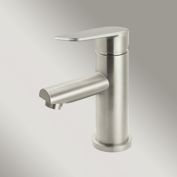 Meir Round Paddle Basin Mixer Brushed Nickel