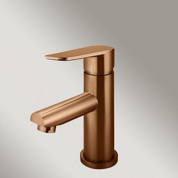 Meir Round Paddle Basin Mixer Lustre Bronze