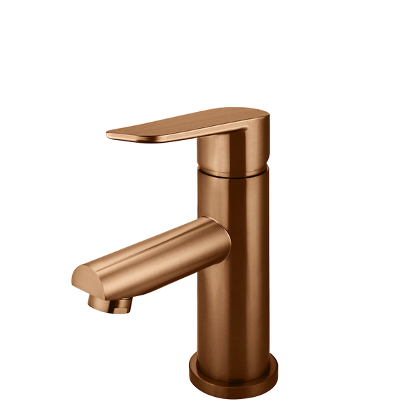 Meir Round Paddle Basin Mixer Lustre Bronze