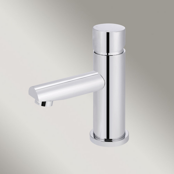 Meir Round Pinless Basin Mixer Polished Chrome
