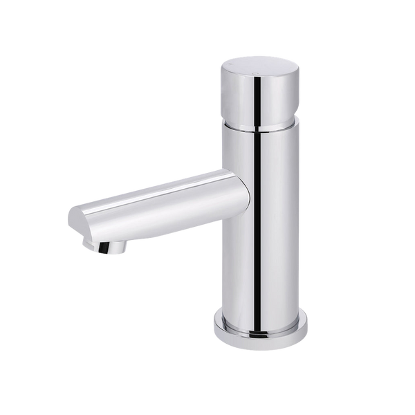 Meir Round Pinless Basin Mixer Polished Chrome