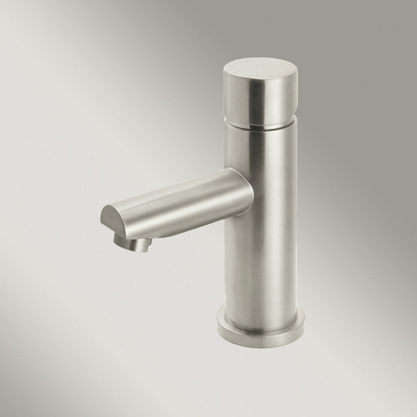 Meir Round Pinless Basin Mixer Brushed Nickel