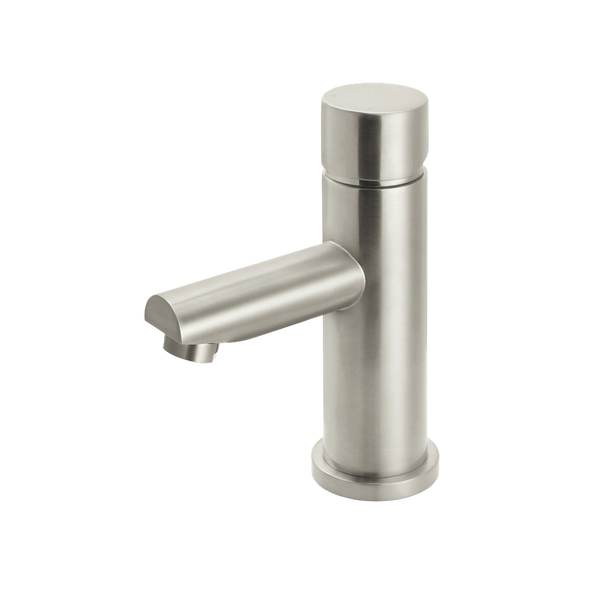 Meir Round Pinless Basin Mixer Brushed Nickel