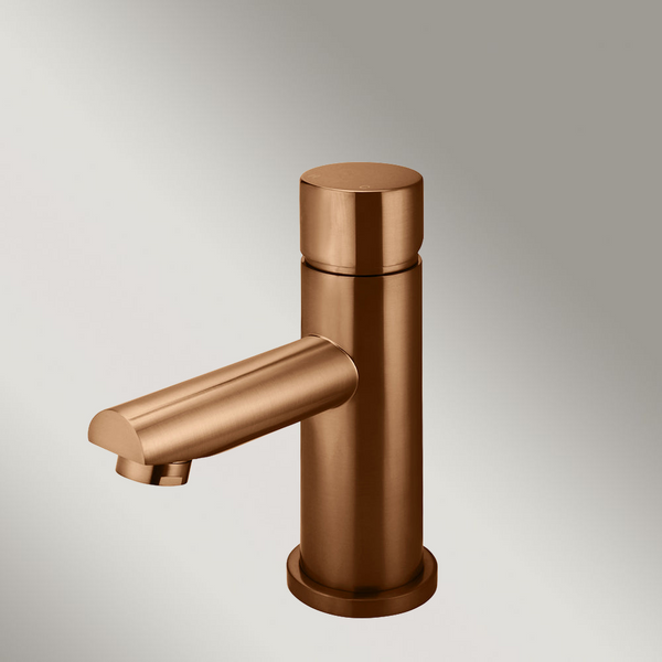 Meir Round Pinless Basin Mixer Lustre Bronze