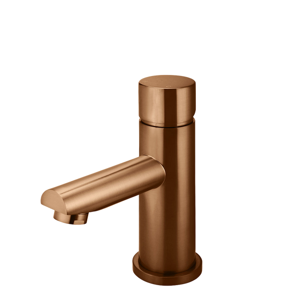 Meir Round Pinless Basin Mixer Lustre Bronze