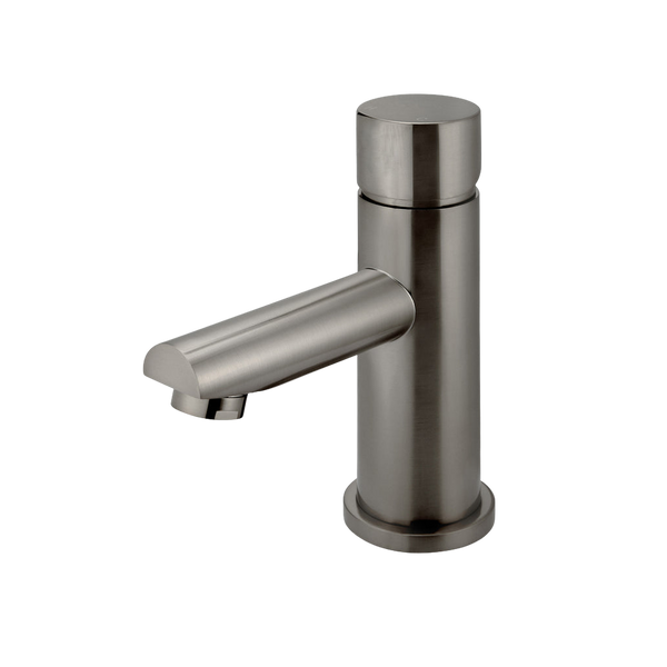 Meir Round Pinless Basin Mixer Shadow Gunmetal