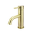Meir Round Basin Mixer Curved Tiger Bronze