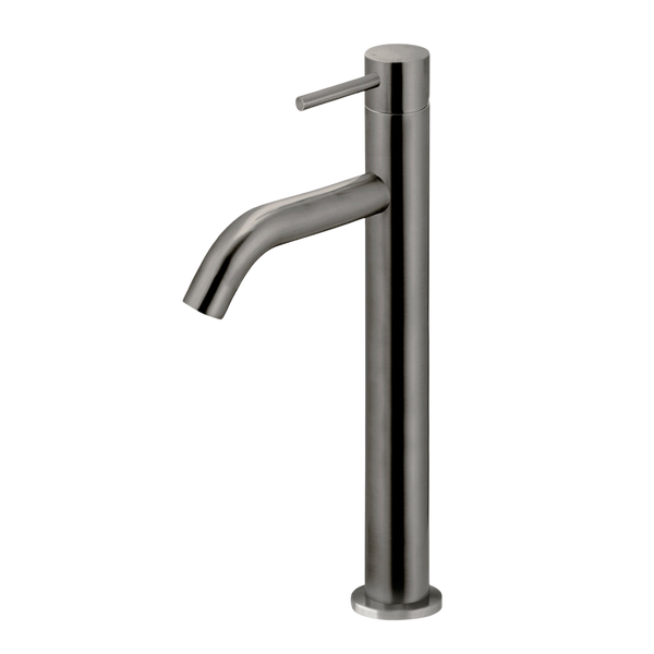Meir Piccola Tall Basin Mixer Tap With 130mm Spout Shadow Gunmetal