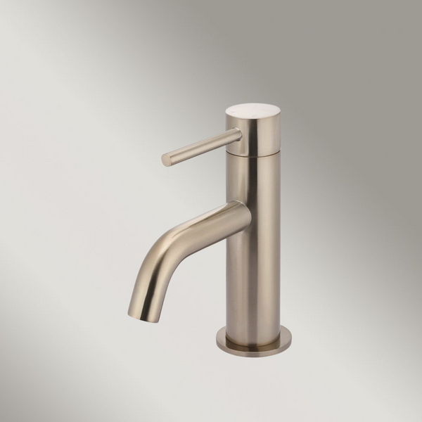 Meir Piccola Basin Mixer Tap Champagne