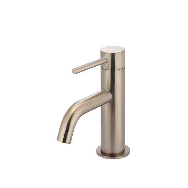 Meir Piccola Basin Mixer Tap Champagne