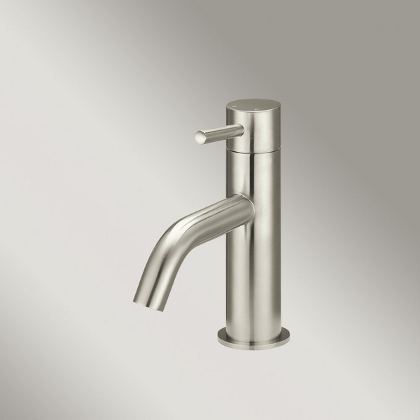 Meir Piccola Basin Mixer Tap Brushed Nickel