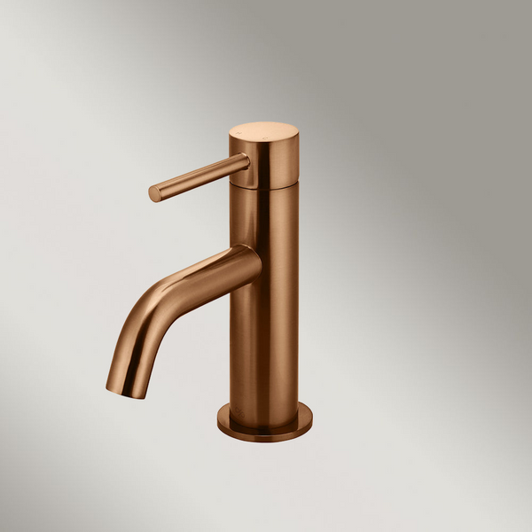 Meir Piccola Basin Mixer Tap Lustre Bronze