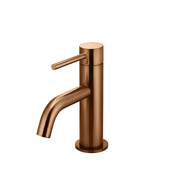 Meir Piccola Basin Mixer Tap Lustre Bronze