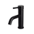 Meir Round Basin Mixer Curved Matte Black