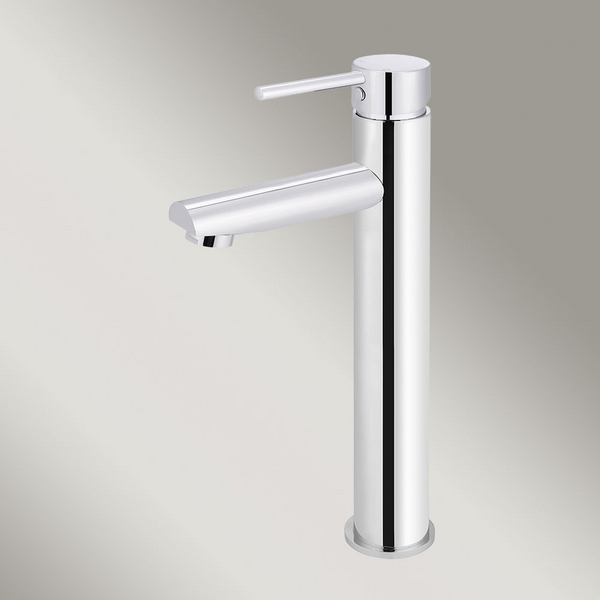 Meir Round Tall Basin Mixer Polished Chrome