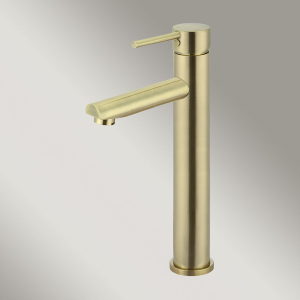 Meir Round Tall Basin Mixer Tiger Bronze