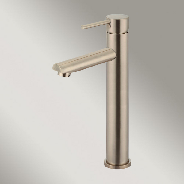Meir Round Tall Basin Mixer Brushed Nickel