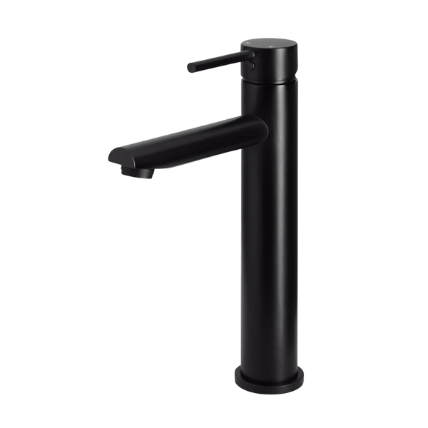 Meir Round Tall Basin Mixer Matte Black