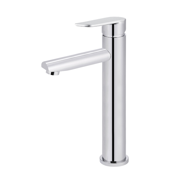 Meir Round Paddle Tall Basin Mixer Polished Chrome