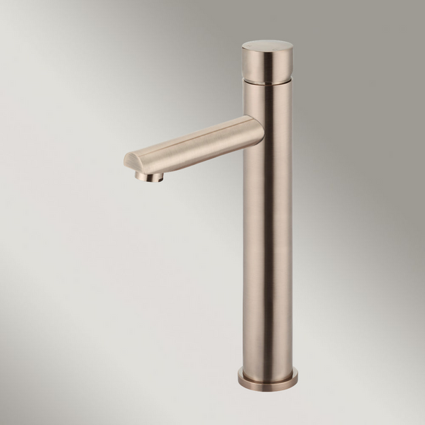 Meir Round Pinless Tall Basin Mixer Champagne