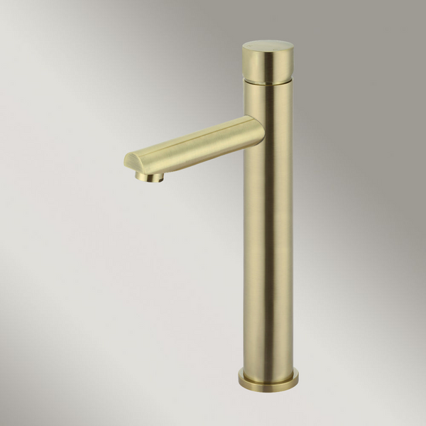 Meir Round Pinless Tall Basin Mixer Tiger Bronze