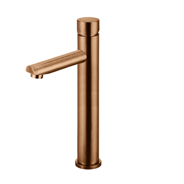 Meir Round Pinless Tall Basin Mixer Lustre Bronze