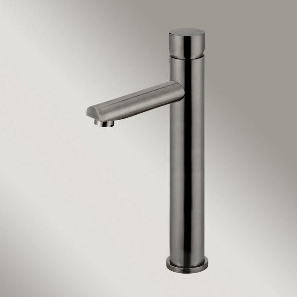 Meir Round Pinless Tall Basin Mixer Shadow Gunmetal