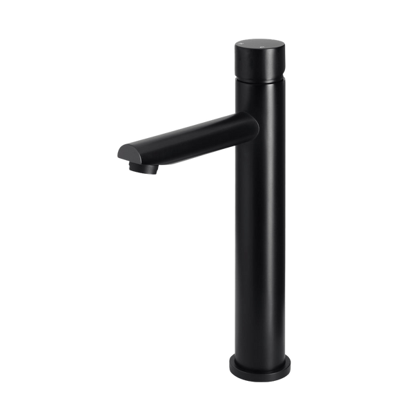 Meir Round Pinless Tall Basin Mixer Matte Black