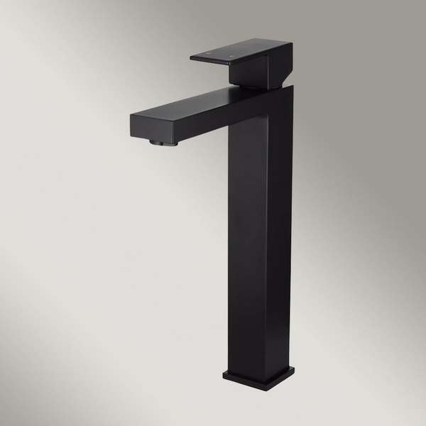 Meir Square Tall Basin Mixer Matte Black
