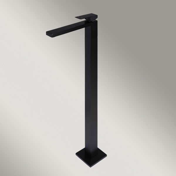 Meir Square Freestanding Bath Mixer Matte Black