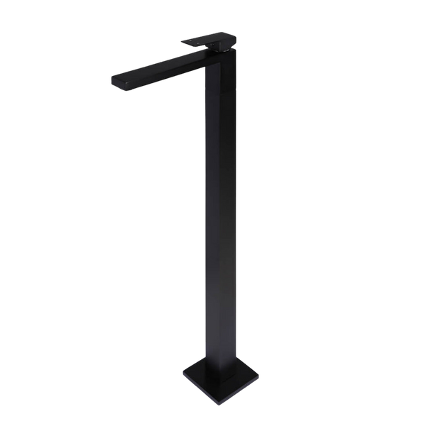 Meir Square Freestanding Bath Mixer Matte Black