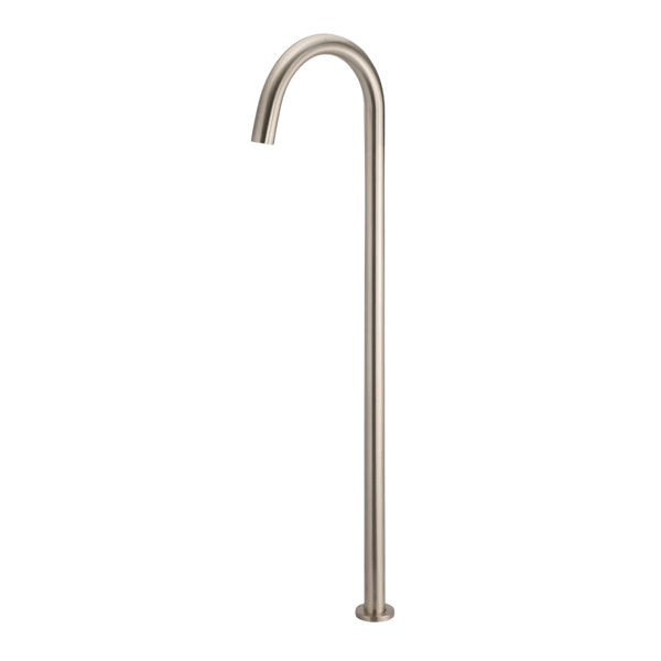 Meir Round Freestanding Bath Spout Champagne