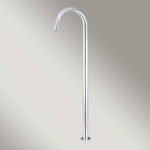 Meir Round Freestanding Bath Spout Polished Chrome