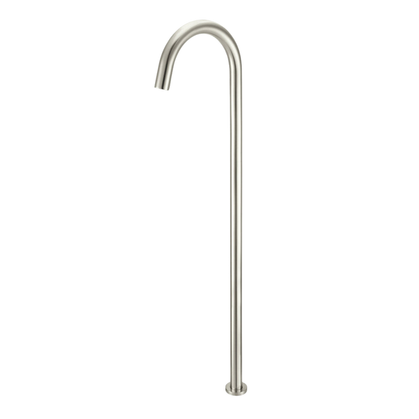Meir Round Freestanding Bath Spout Brushed Nickel