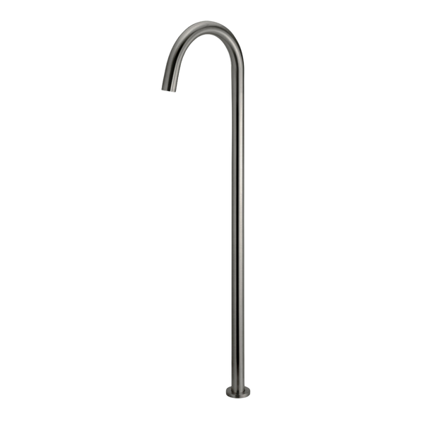 Meir Round Freestanding Bath Spout Shadow Gunmetal