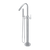 Meir Round Freestanding Bath Spout And Hand Shower Polished Chrome
