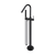 Meir Round Paddle Freestanding Bath Spout And Hand Shower Matte Black