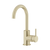 Meir Round Gooseneck Basin Mixer With Cold Start Tiger Bronze