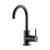 Meir Round Gooseneck Basin Mixer With Cold Start Matte Black