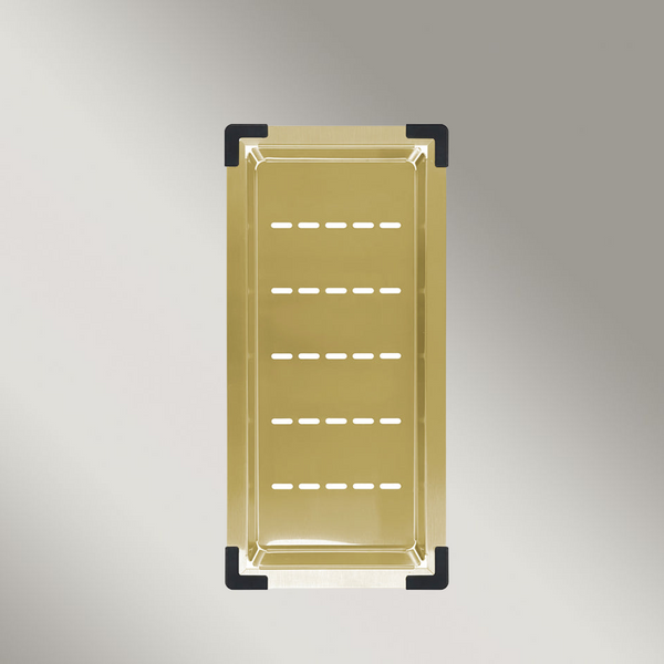 Meir Lavello Kitchen Sink Colander Tiger Bronze