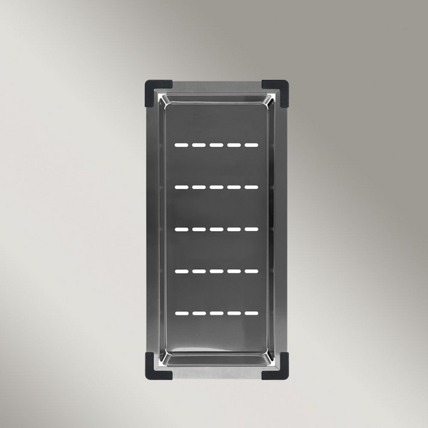 Meir Lavello Kitchen Sink Colander Shadow Gunmetal