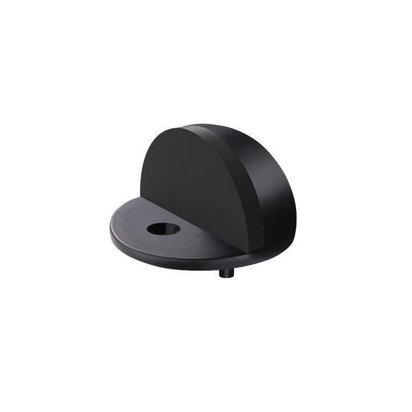 Meir Round Half Moon Door Stop Matte Black