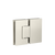 Meir Glass To Glass Shower Door Hinge Brushed Nickel