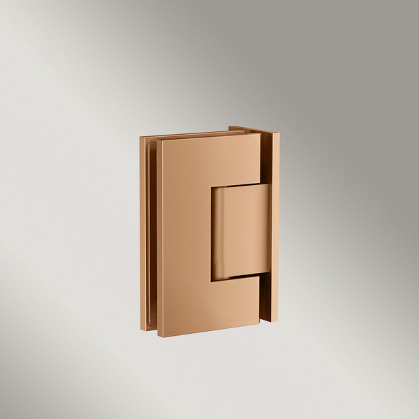 Meir Glass To Wall Shower Door Hinge Lustre Bronze