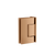 Meir Glass To Wall Shower Door Hinge Lustre Bronze